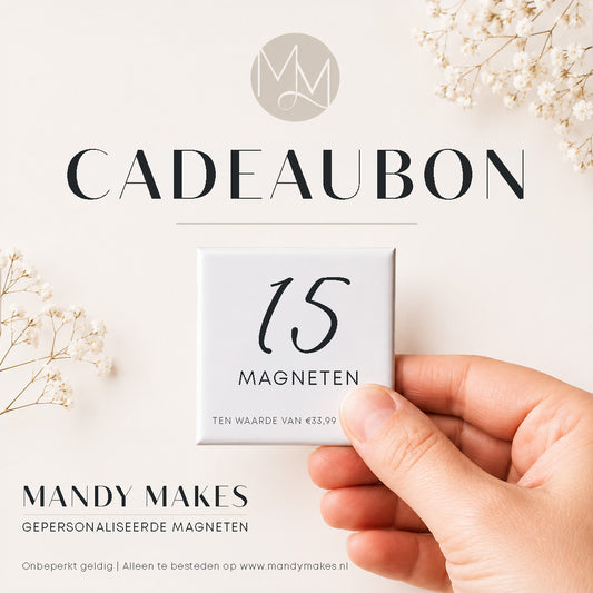 Cadeaubon 15 magneten