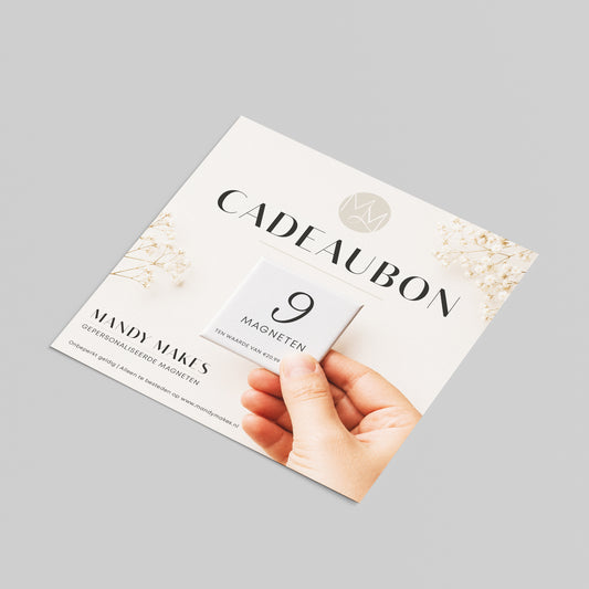 Cadeaubon 9 magneten