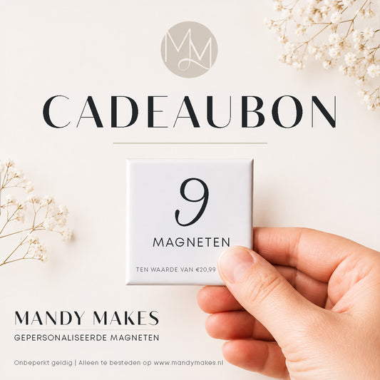 Cadeaubon 9 magneten