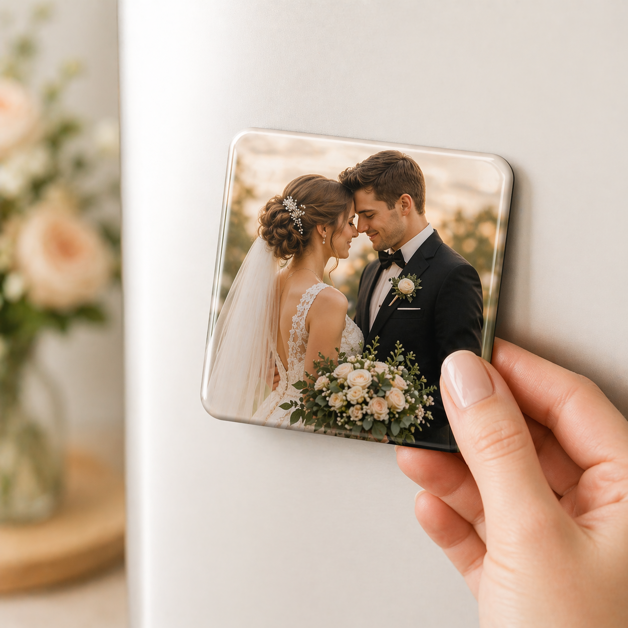 Personalised magnet 5x5 cm