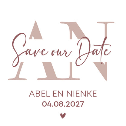 Save the date Modern
