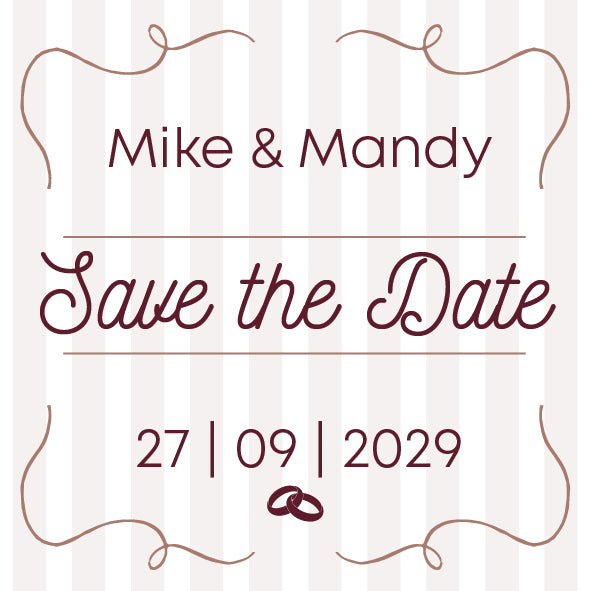 Save the date Lijnen