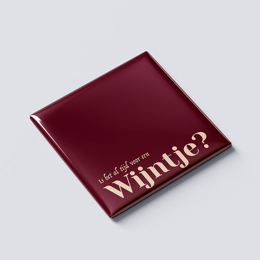 Tegelmagneet 'Wijntje'