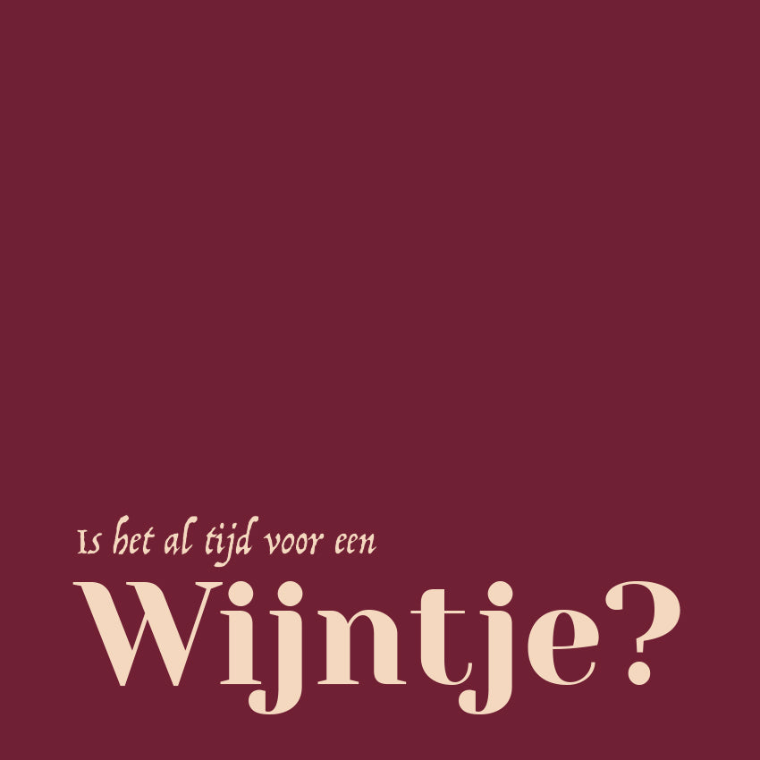 Tegelmagneet 'Wijntje'